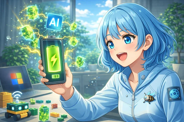 スマホの充電が4日持つ未来！？AIが発見した新素材でバッテリー革命が起きるよ！🔋⚡️