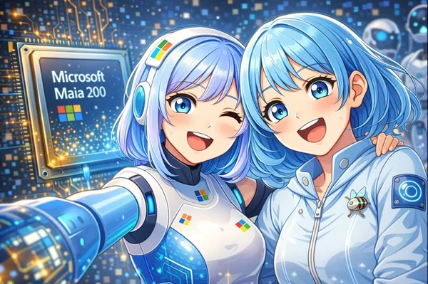 Microsoftの独自AIチップ『Maia 200』が登場！GPT-5.2もサポートしちゃうなんて凄すぎるよ！